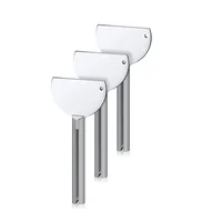 Bathroom Metal Toothpaste Squeezer Stainless Steel Tube Squeezer Universal Key Roller for Tube Creams Paint Squeezer Tool 2