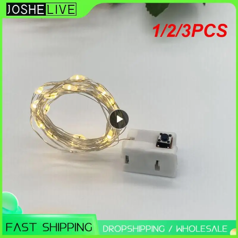 

1/2/3PCS LED String Light Luces Garland Street Battery Powered Fairy Lights Christmas LED For Yard Garden Home Tree Wedding