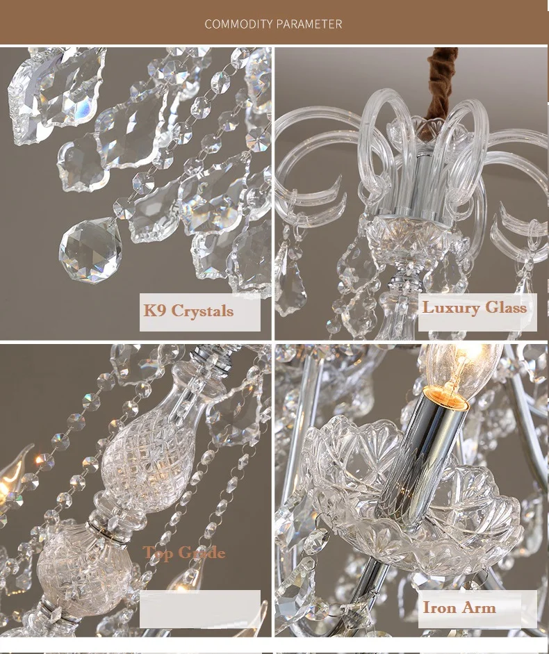 The Difference Between Glass and Crystal HaFa Lighting Chandeliers