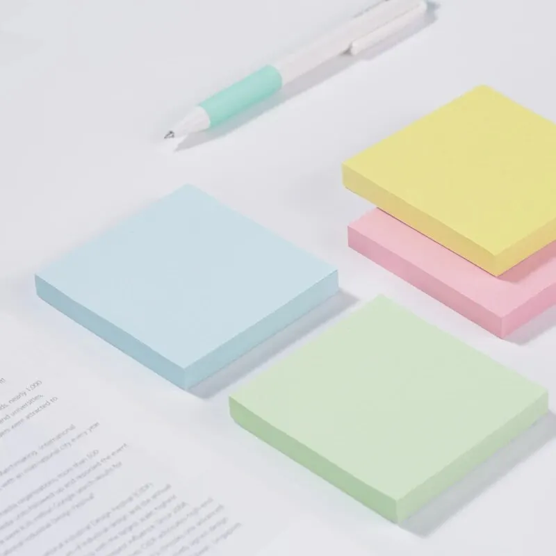 Sticky Notes 400 Sheets 3*3in Self-Adhesive Memo Pads Label Message Stickers For School Office Students