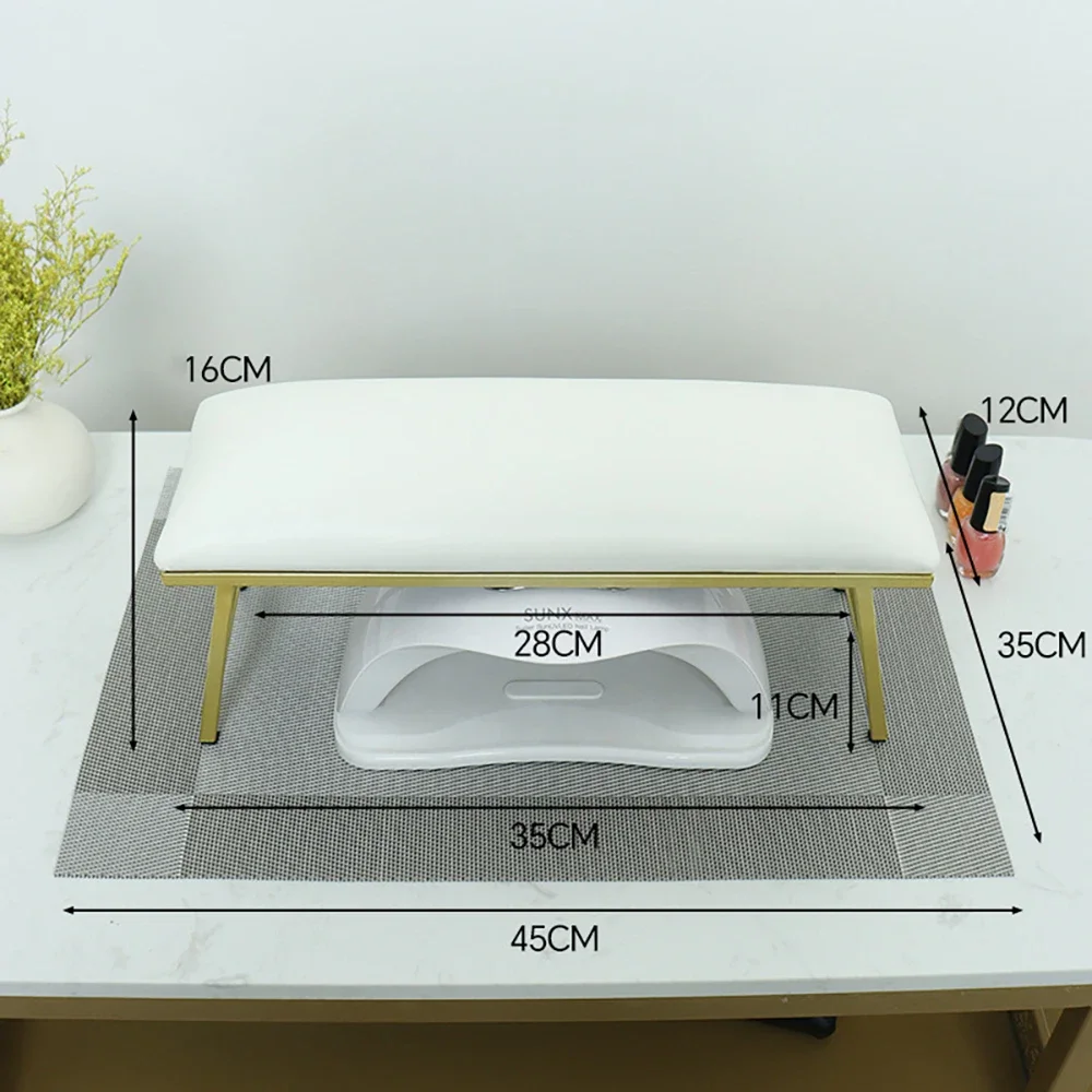 ANGNYA Nail Hand Rest Set Leather Hand Pillow Manicure Table Nail Stand Cushion Mat Pad Pedicure Foot Arm Rest for Nails