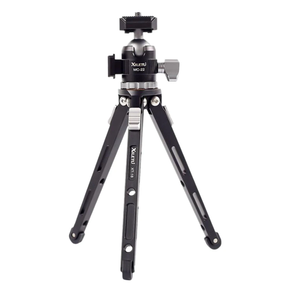 

Camera Tripod Two Section Tripod with 360 Degree Ball Head 1/4 Inch Dual Fast Shoe Board Camera Load Up to 13 Lbs/6 Kg