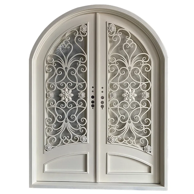 

House Interior Door Modern Galvanized Wholesale Cast Iron Door Simple Iron Door Design Wrought Iron Door Metal Gates Barn Door