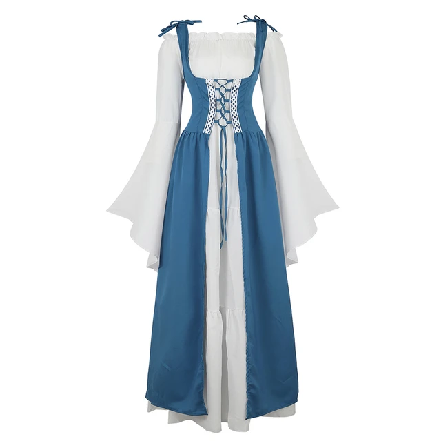 Vestido renacentista, vestido medieval de mujer, disfraces