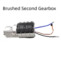 For 1/14 Tamiya RC Truck Metal Brushed Second Gear Box Transmission Gearbox Scania Actros MAN 620 1851 3363 FH12 Tamiya LESU 1
