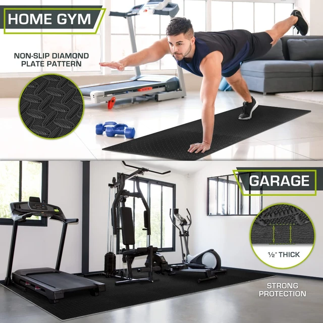 16 Piece Fitness Yoga Mat Soft EVA Foam Puzzle Mat Non Slip Interlocking Gym Mat Protective Mat for Fitness Equipment 5