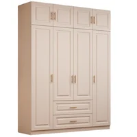 Armoire De rangement en bois massif, vitrine blanche moderne, étagère De Armoire, organisateur, Armoire De Rangement, meubles De chambre à coucher 6