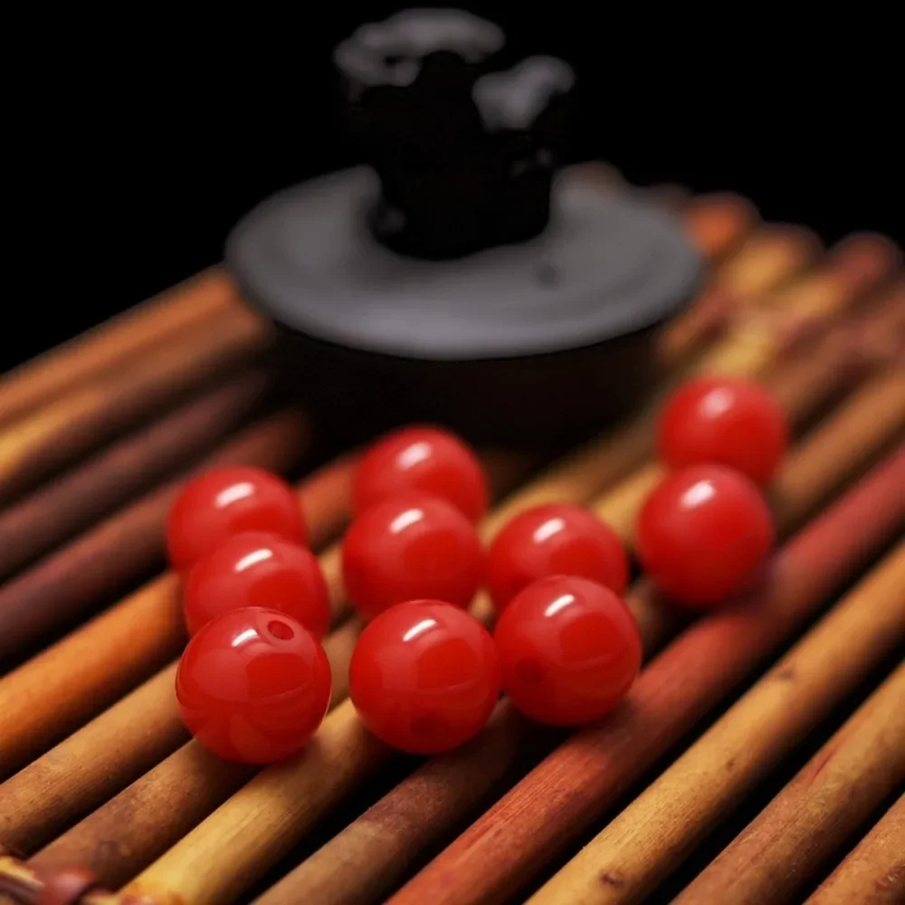 Шарм 6-14 мм, мед, смола, пчелиный воск, красные янтарные полосы, драгоценные камни, Круглый разделитель, свободные бусины, сделай сам, изготовление ювелирных изделий, ожерелье, браслет, брелок