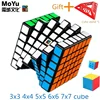 MoYu meilong 2x2~7x7x7 Magic cube 3x3 Speed cube 7X7 Puzzle Cubo Magico Profissional Game cube Educational Toys For Children 2