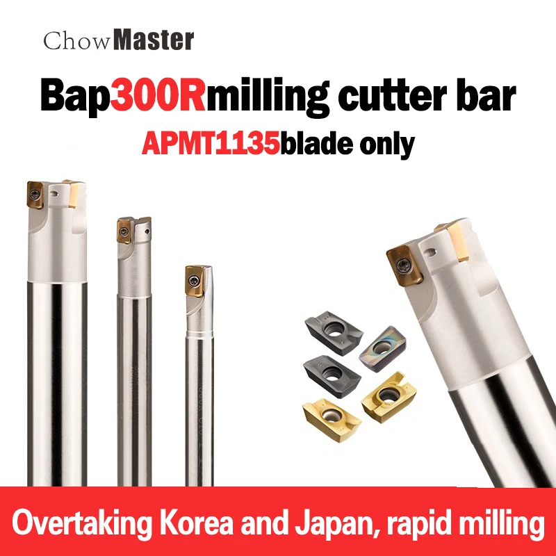 Bap300r Milling Cutter Cnc Boring Bar Roughing Right Angle Milling For