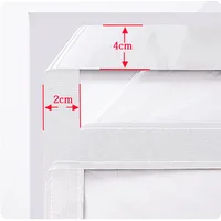 Rideaux de porte de climatisation, rideaux de séparation, climatisation anti-eau, aspiration magnétique transparente, aucun châle requis 2