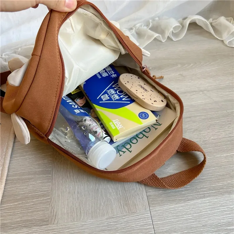 New Child Lightweight Crossbody Bag Cartoon Lovely Sheep Backpack Kids Versatile School Bag for Student Girl Boy