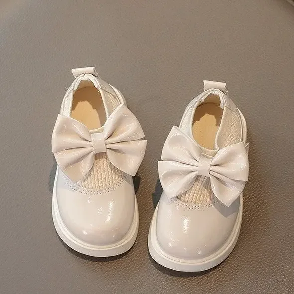 Girls Knitted Shoes with Stretch Fabric for School