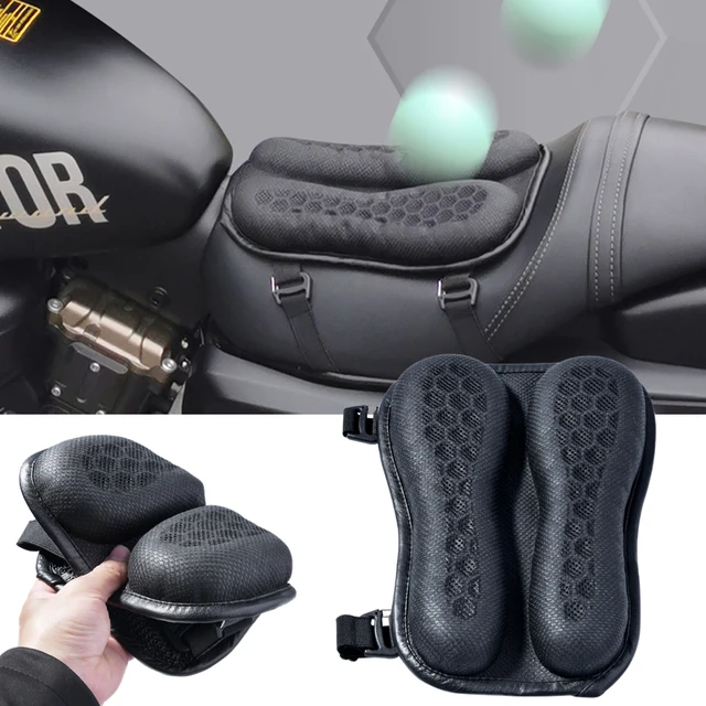 Motorcycle Seat Cushion Rear Seat Pads 3D Air Cushion Pressure