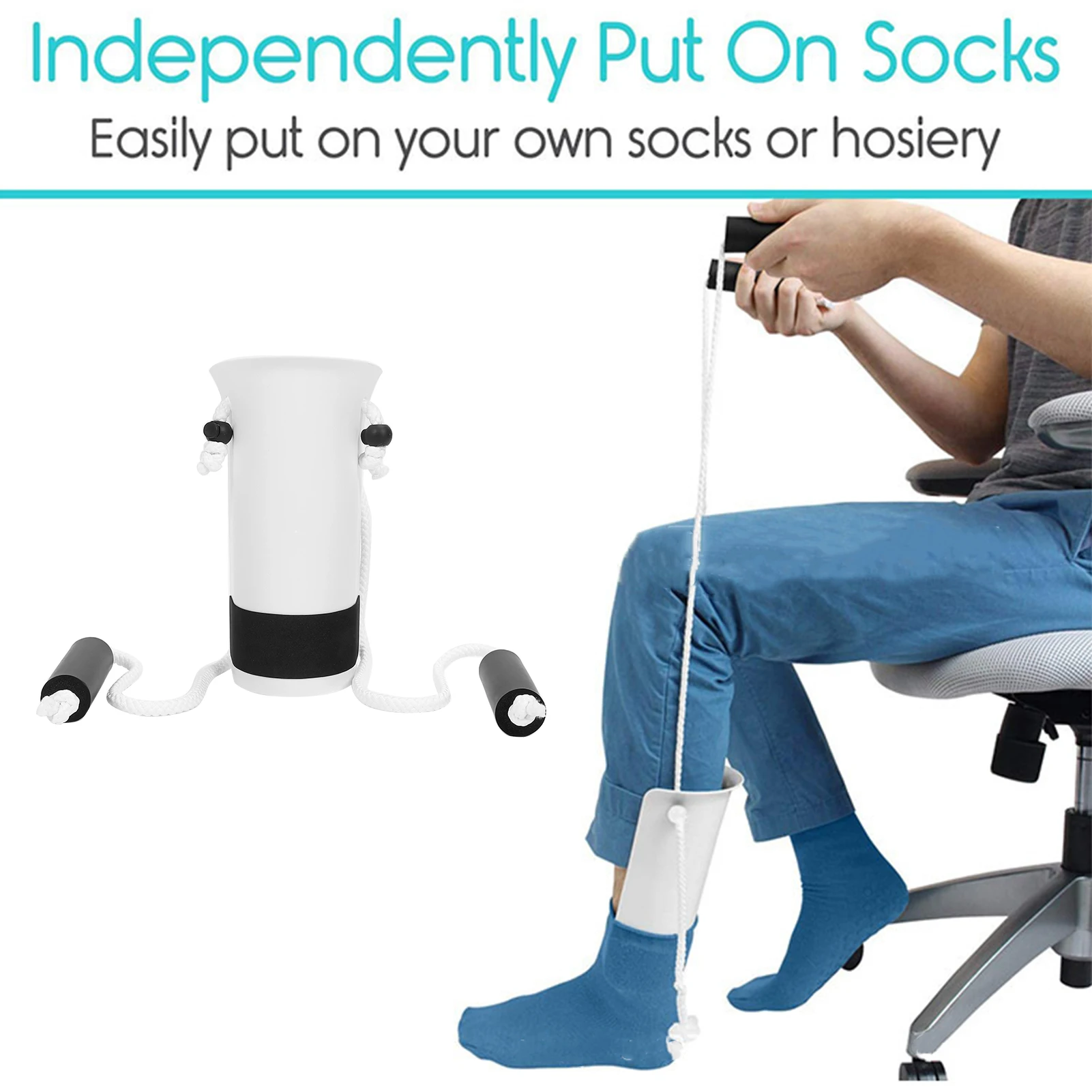 Dressing Aid Tool Stocking Slider Assist Puller Sock Stocking Helper Sock Puller Sock Stocking Aid