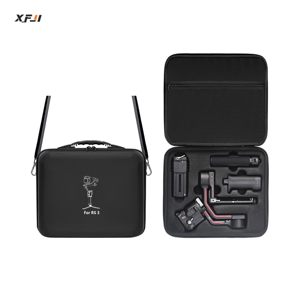 Custodia Da Trasporto Xfji Per Dji Ronin Rs3 Scatola Di Immagazzinaggio Per Dji Rs3 Gimbal Stabilizzatore Accessori Borsa Borsa A Tracolla Rigida In N