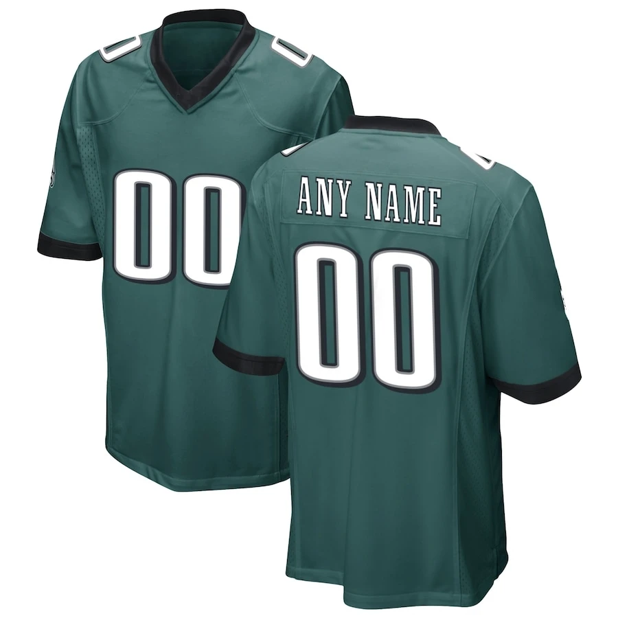 thumbnail image 1 of Camisetas de fútbol bordadas personalizadas de Filadelfia para hombres, mujeres y jóvenes, camisetas de Barkley Hurts Smith Kelce, 1 of 5