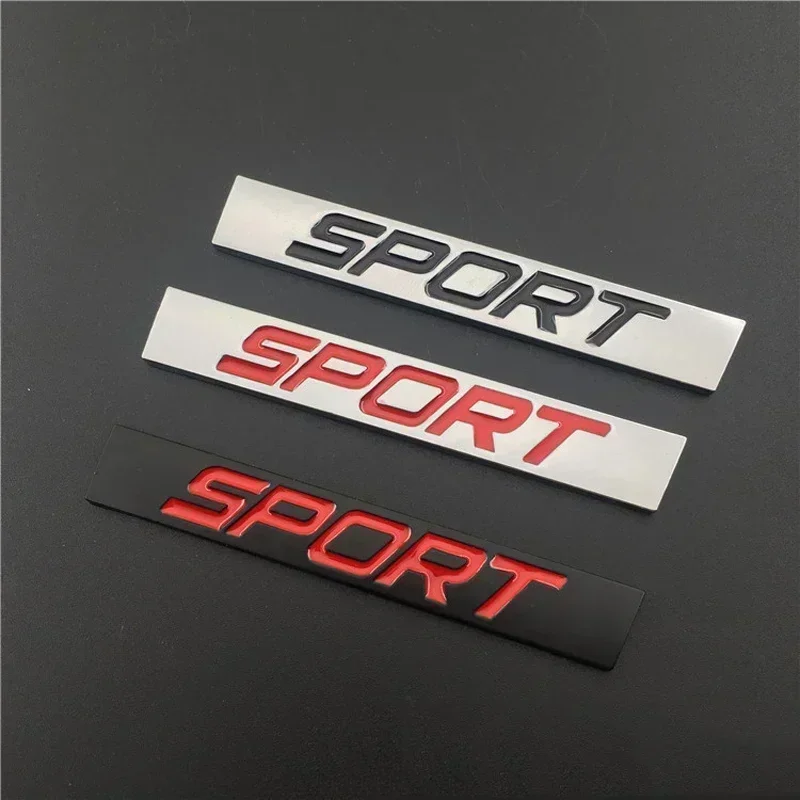 Premium 3D Metal Sport Emblem Badge - Rear Trunk & Fender Decor Sticker Decal