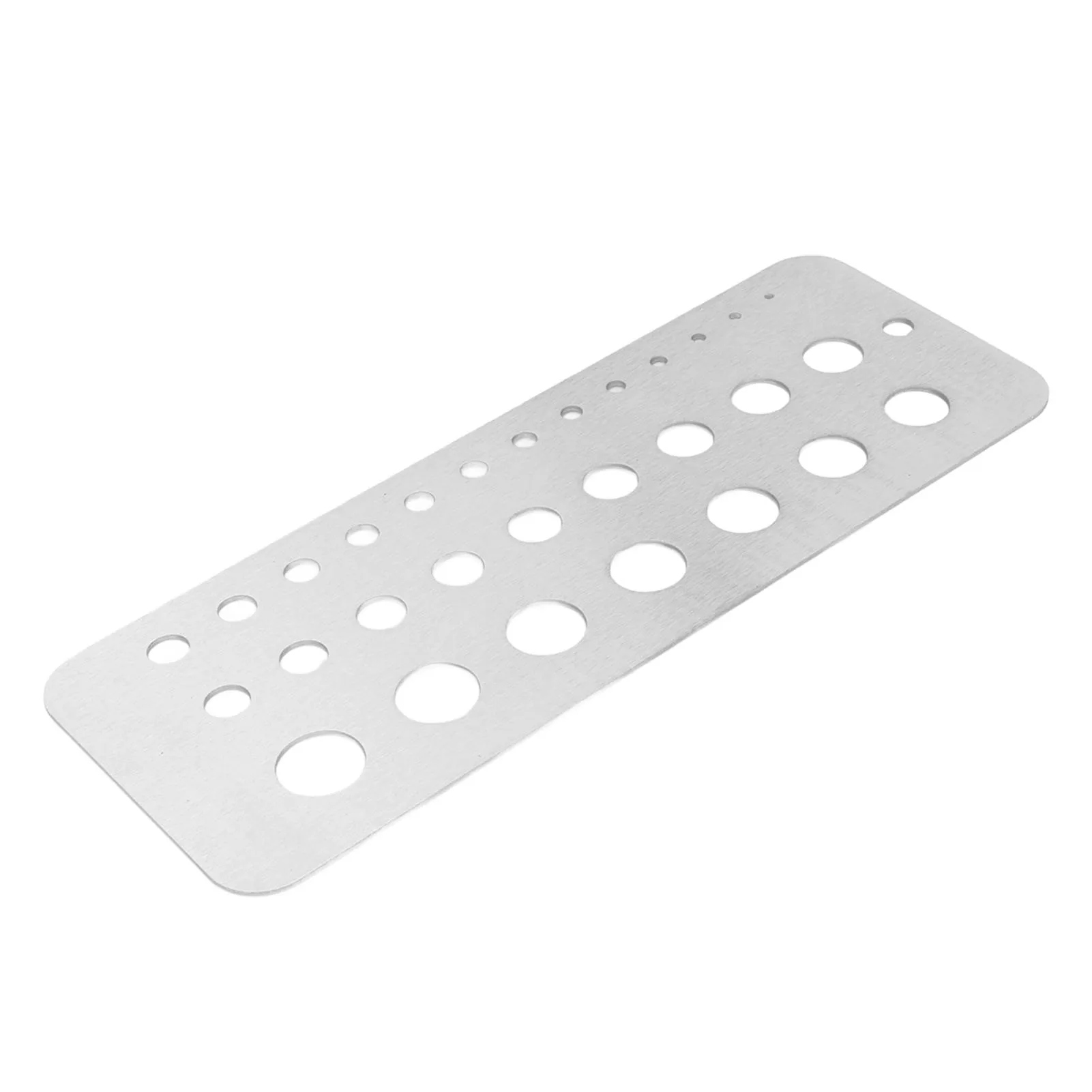 Lightweight Drill Gauge Metal Drill Gauge 0.062‑0.250 Bolt 29 Holes Double Sided Accurate for 1/16 Inch To 1/2 Inch Size Bits