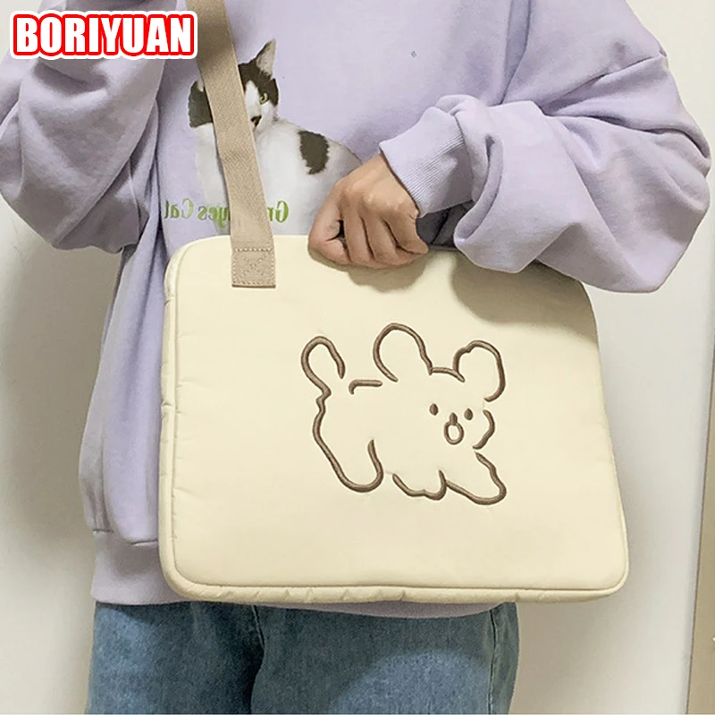 

11/13 Inch Tablet Shoulder Bag Cartoon Laptop Bag for IPad 9.7 10.2 10.9 Pro11 Pro12 Men Women Fashion Shockproof Storage Bag