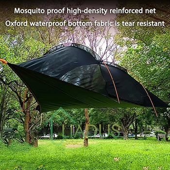 Outdoor Camping Triangular Suspended Hammock Tent 1