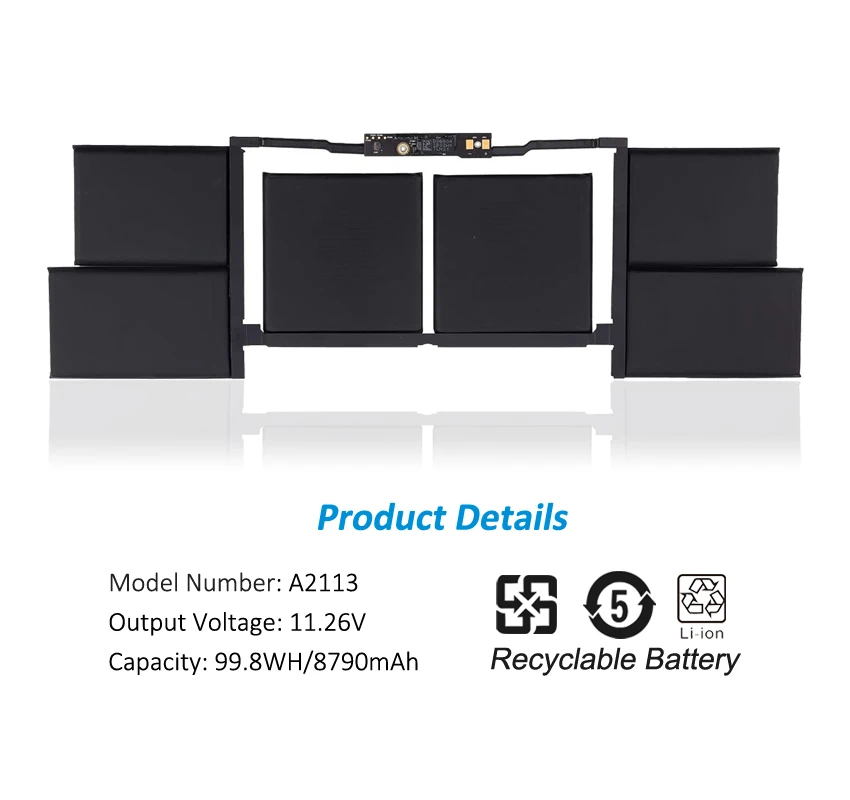 Retina, 99.8WH, A2141 2019, EMC 3347 BTO,