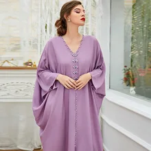 

Eid Mubarak Ramadan Abaya Dubai Turkey Muslim Dress Islam Kaftan Robe Longue Abayas African Dresses for Women Caftan Marocain