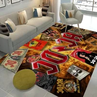 Rock Singer A-AC D-DC Band Room Mats Retro Multiple Choice Living Room Kitchen Rug Non-Slip Welcome Rug 1