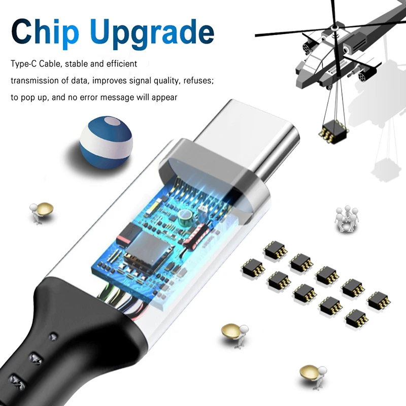 Durable Nylon Braided Fast Charging USB C to USB C Data Cable