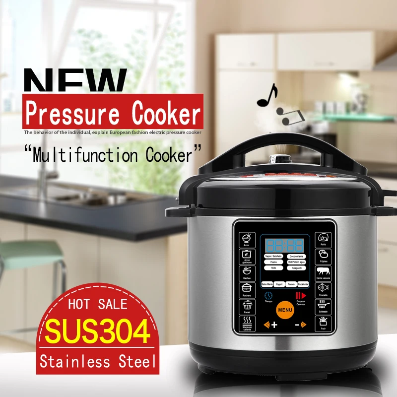 8L Smart Multifunction Electric Pressure Cooker