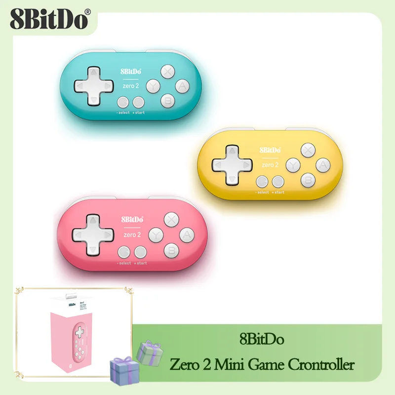 8BitDo Zero 2 Mini Game Crontroller Bluetooth Gamepad compatible with ...