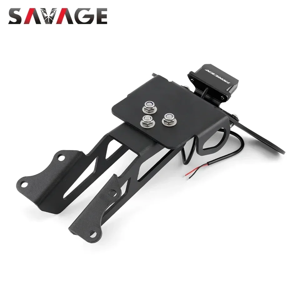 Portatarga Con Luce Per Yamaha MT09, MT07, Tracer 900, 700 – Supporto Rimovibile Posteriore In Alluminio CNC
