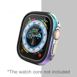 Protezione in lega di zinco opaca impermeabile color titanio per Apple Watch Ultra 2 49mm