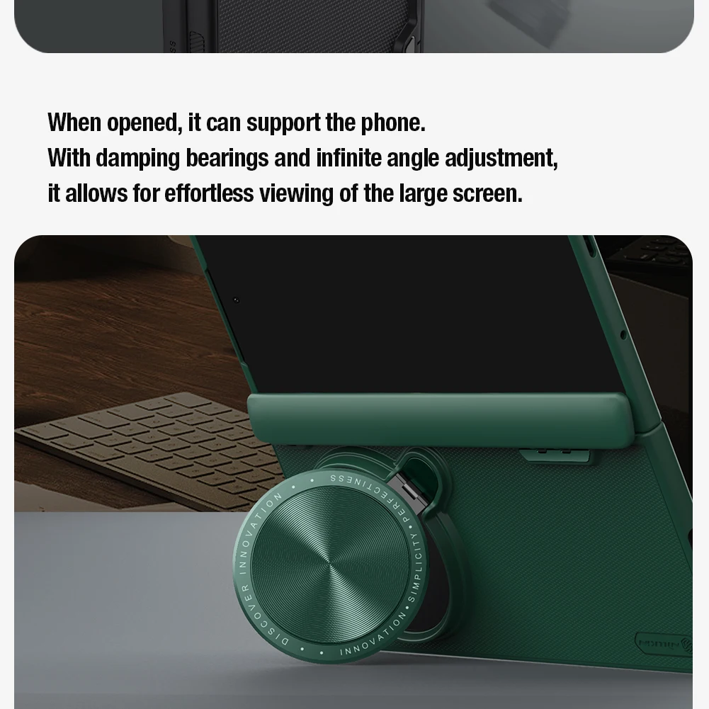 Nillkin OPPO Find N3 케이스 슈퍼 프로스트 쉴드 소품 캠쉴드 케이스, 카메라 스탠드 하드 커버 포함, OPPO Find N3 폴드 케이스