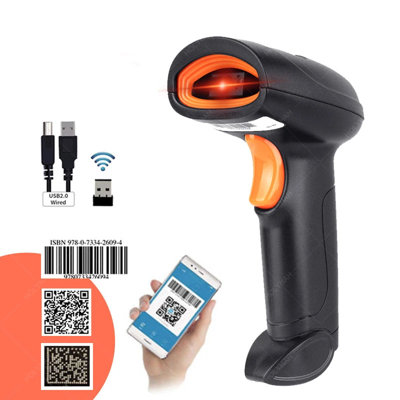 best car battery charger Handheld Wireless Barcode Scanner Portable Wired 1D 2D QR Code PDF417 Reader  for Retail Shop  Logistic Warehouse Cylinder Stethoscope