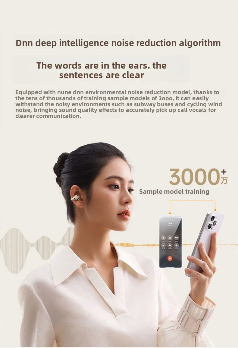 2025 New Cross-border Bluetooth Ear Clip Headphones with Long Battery Life, Open
