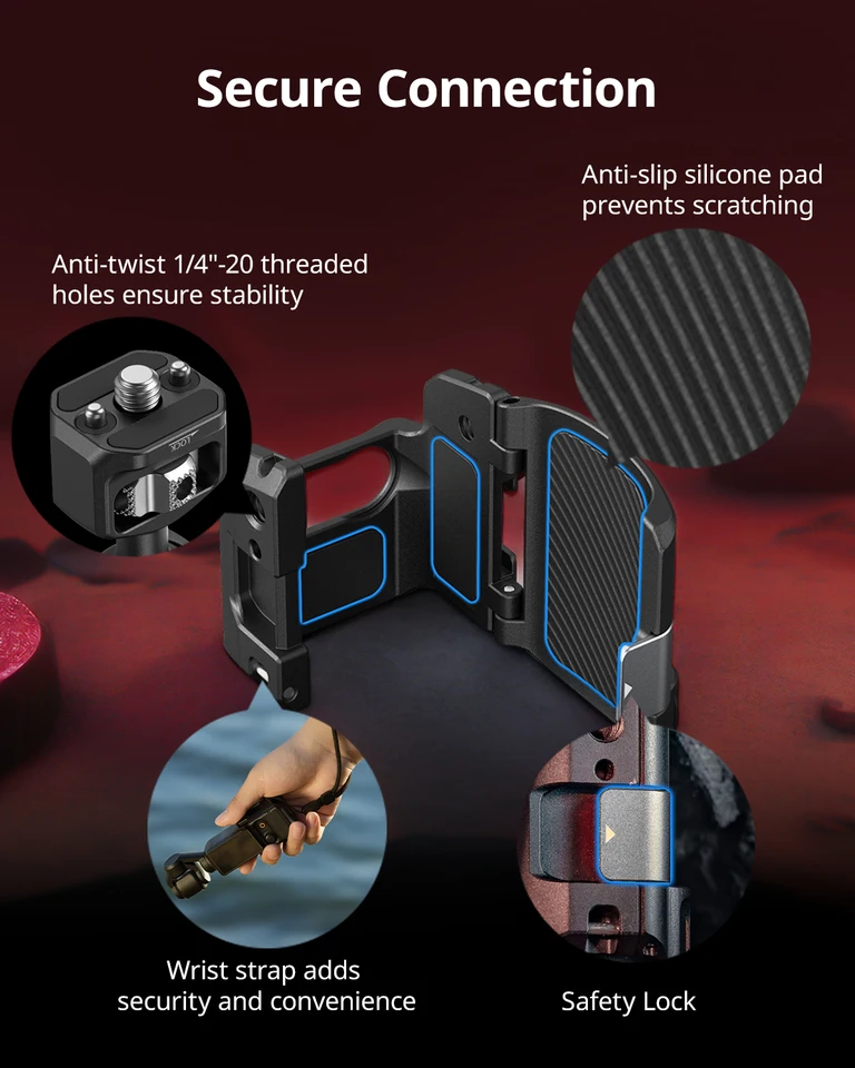 SMALLRIG Magnetische Filter Set voor DJI Osmo Pocket 4/3, VND2-5 Filter, ND16 / CPL Filter, LPF Filter en Schermbeschermer - 4776 SMALLRIG Magnetische Filter Set voor DJI Osmo Pocket 4/3, VND2-5 Filter, ND16 / CPL Filter, LPF Filter en Schermbeschermer - 4776