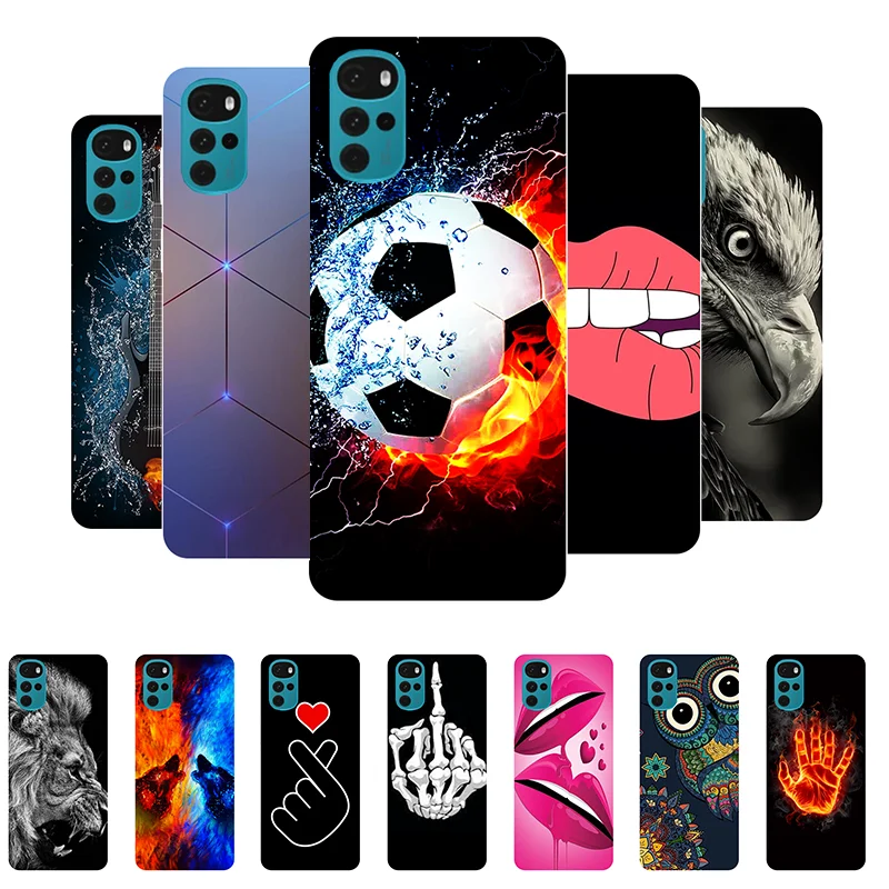Per Moto G22 Custodia G13 G23 Custodia Posteriore In Silicone Morbido Da Calcio Per Motorola Moto G22 Cover Per Telefono Per Motorola G22 G 22 Funda C
