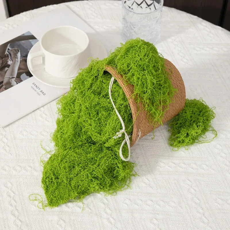 Artificial Green Plants Landscape Mini Eternal Life Moss Grass Fake Grass Garden Living Room Home Decoration DIY Crafts