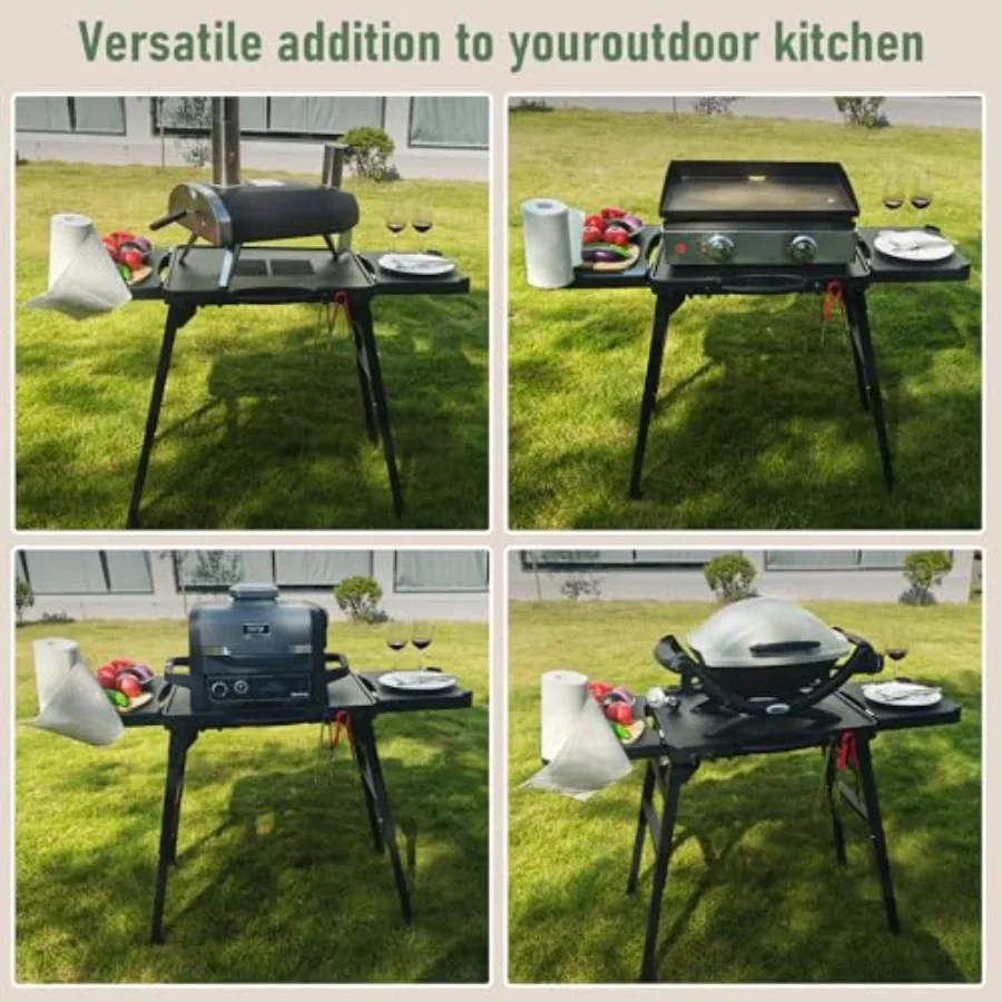 Portable Grill Stand Cart 4
