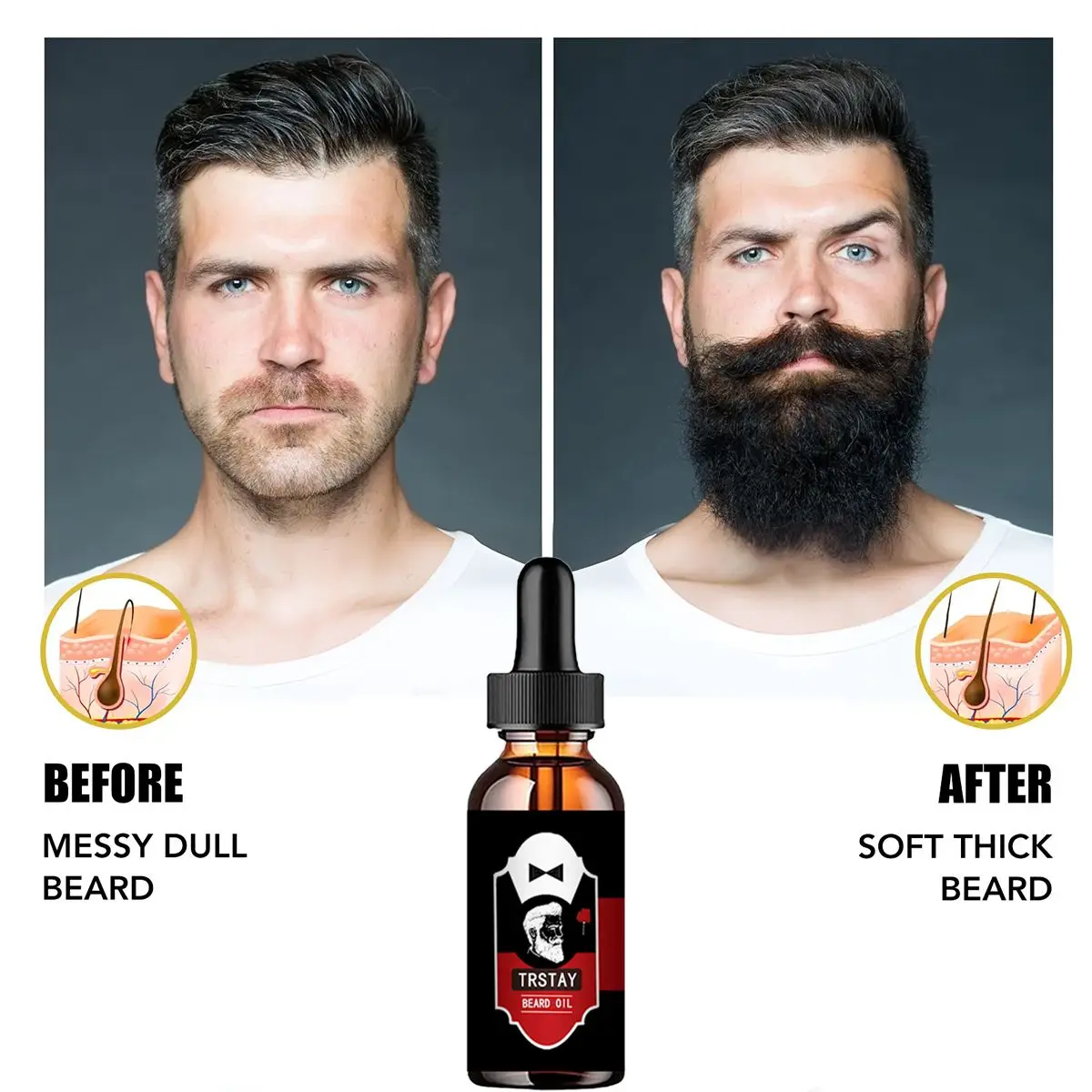 Artistic Moustache Growth Oil View Concept Artistic Moustache Growth Oil View Concept