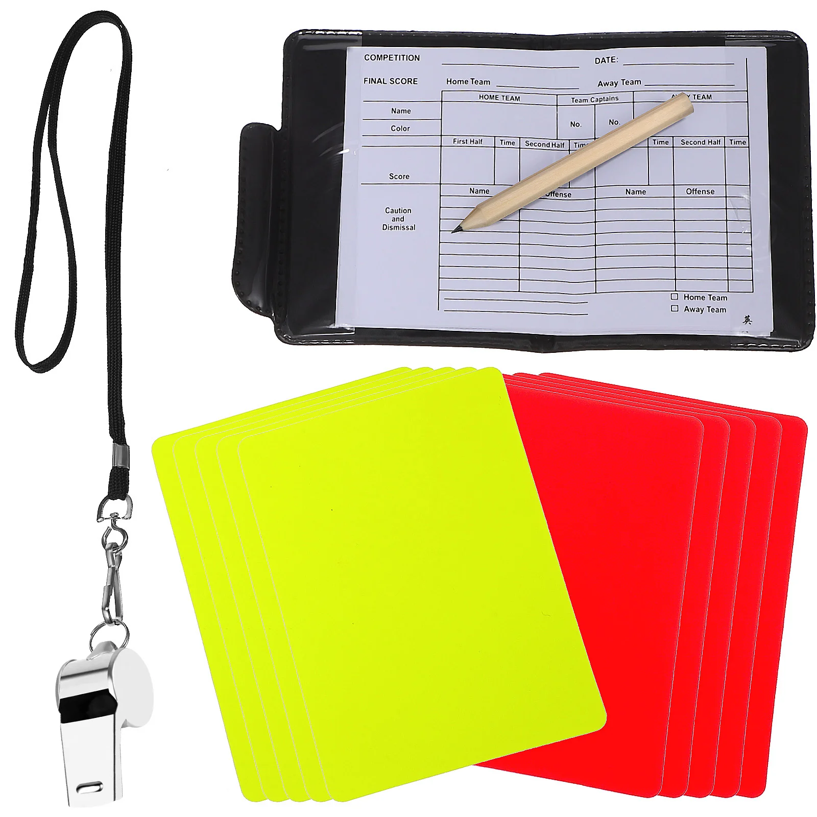 Case Score Book Blast Whistle Sports Referee Whistles Supplies Competition Kit Accessory