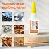 FIXWANT Metal Products Aluminum Iron Steel Copper Alloy Strong Adhesive Universal Rubber Tire Repair Super Glue 6