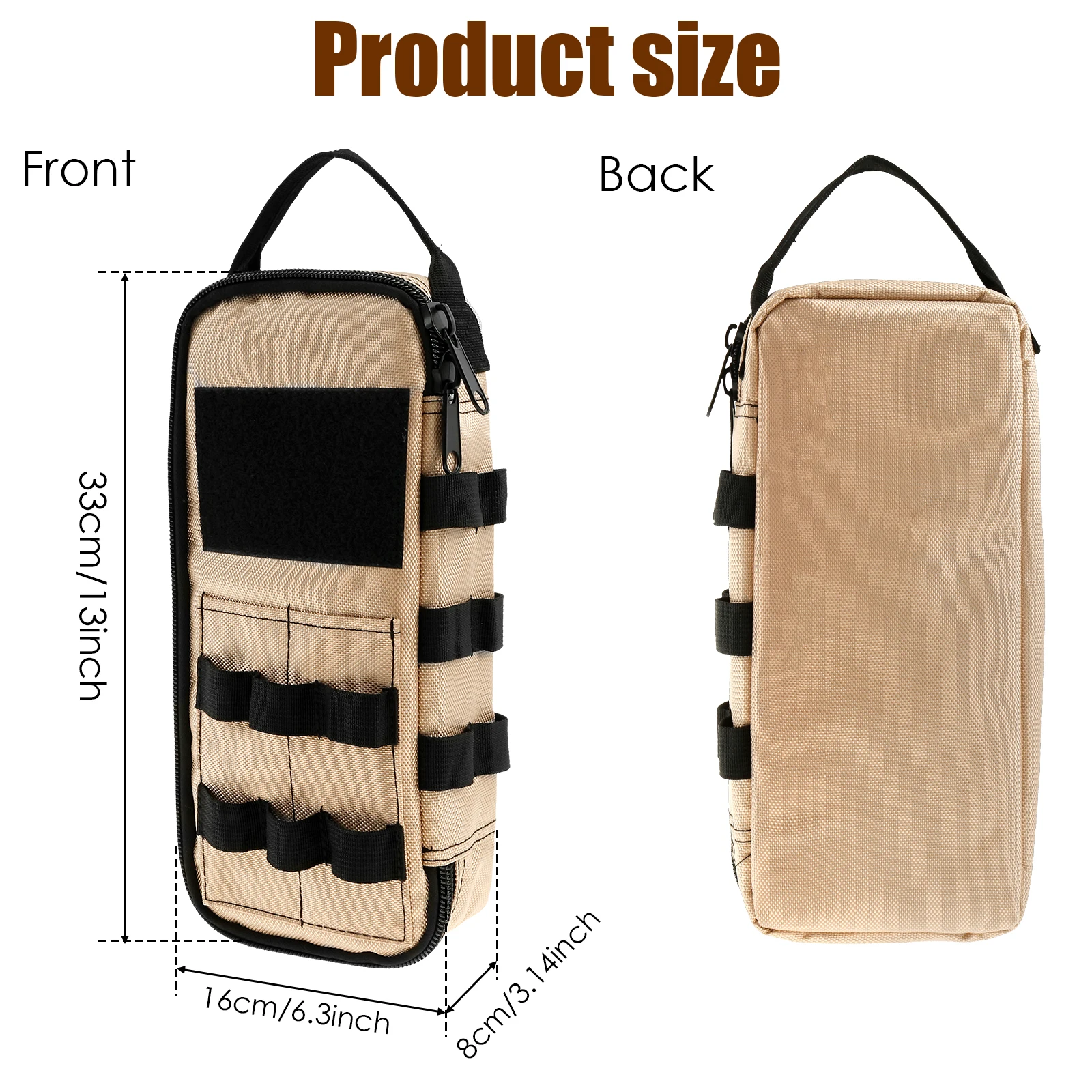 업그레이드된 툴킷 어깨끈 포함 마찰 방지 바닥 전술용 공구 가방 다목적 작업용 토트백 수리공 목수용