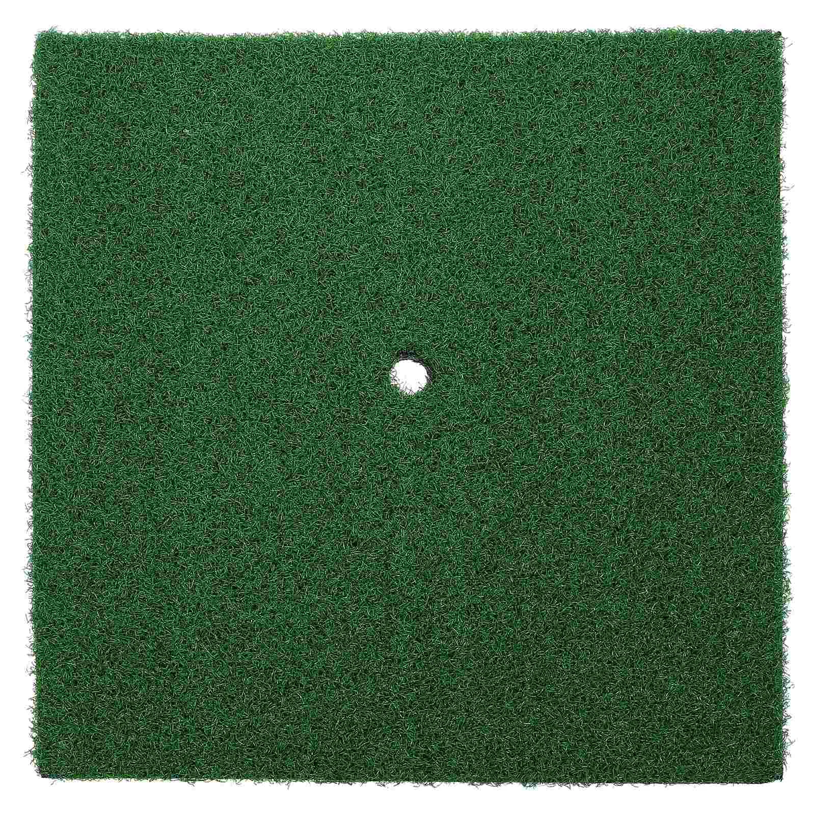 

Green Outdoor Rug Practice Mat Mini Golfing Pad Portable Foldable Simulated Grass Swing