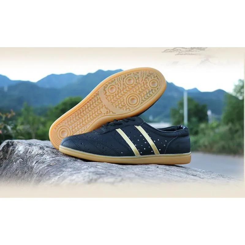 Original Brand Men Woman Anti Slip Martial Arts Training Shoe Top Quality Wearable Kungfu Shoe Comfortable Breath Tai Chi