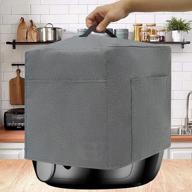 Air Fryer Dust Cover Storage Cover with Pocket Easy Cleaning