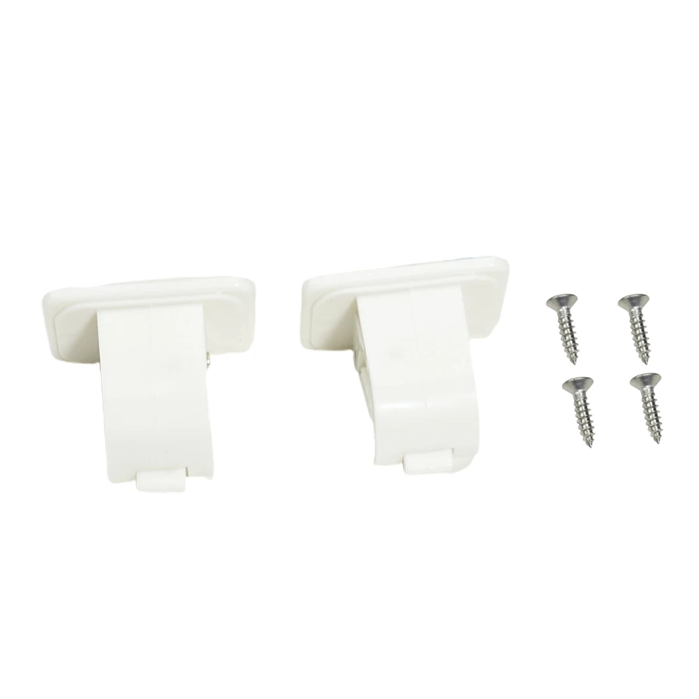 

2pcs Wall Sticker Fishing Rod Rack ABS Mounted Fishing Rod Storage Clips Clamps Holder Rack Self-adhesive Organizer Portable