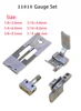21010-R Gauge Set For Brassiere Tape Attaching Double Needle Industrial Sewing Machine Gauge Set Fit Brother LT2-B842 JUKI 515 6