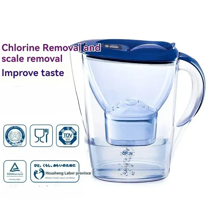 3.5L Household Filter Kettle Filter Device Alkaline Activated Carbon Water Purifier and Timer Clean Non-toxic water filters stainless steel kettle alkaline water generator